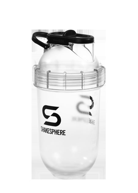 Shakesphere Tumbler View 700ml Pearl White - protein shaker with a