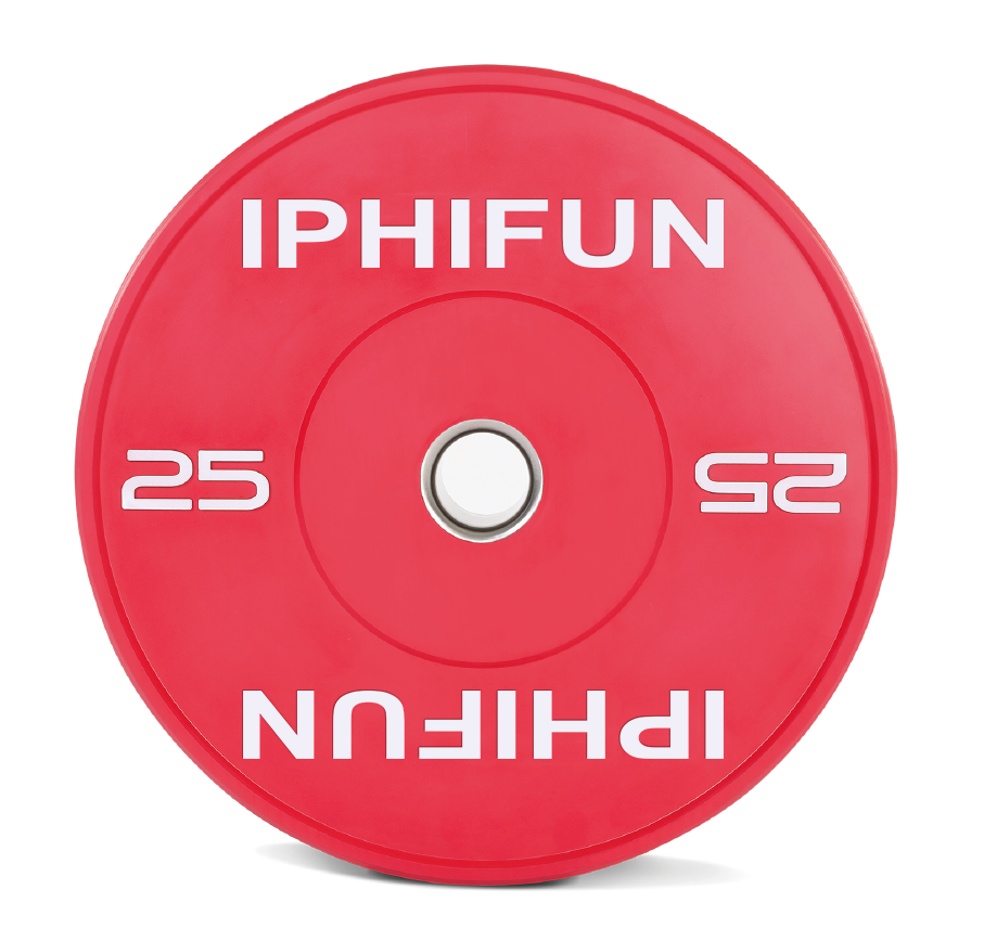 IPHIFUN- 可摔槓鈴片 Colored rubber bumper plates