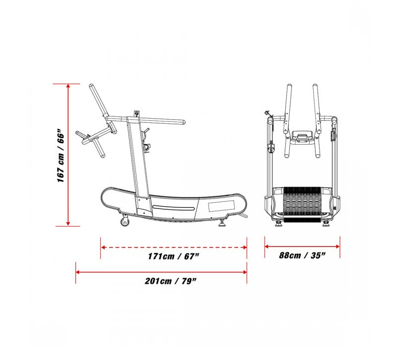XEBEX FITNESS ACRT-01 AirPlus RUNNER 無動力跑步機