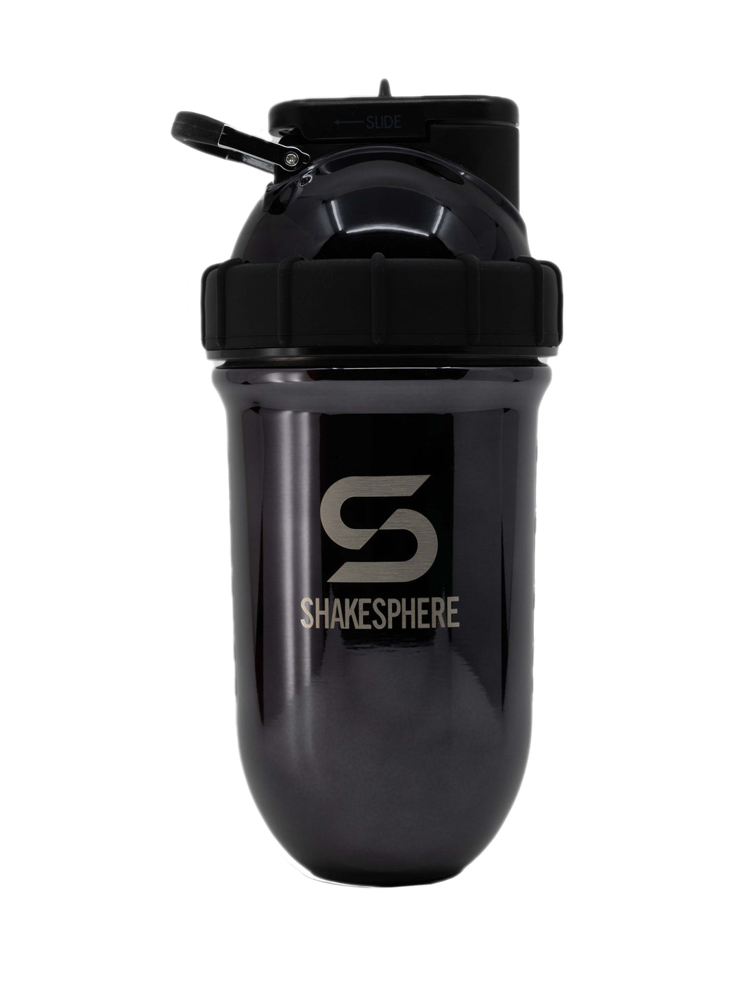ShakeSphere Tumbler Steel 子彈型水壺(不鏽鋼版)黑色鏡面