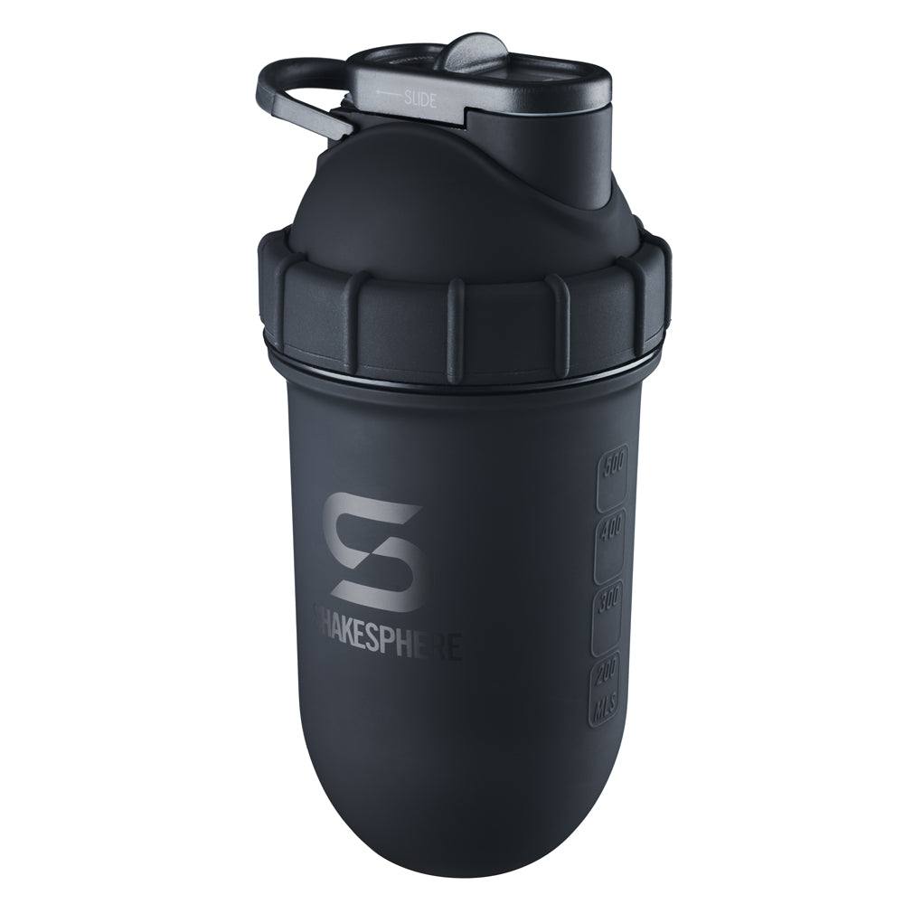 ShakeSphere Tumbler Steel 子彈型水壺(不鏽鋼版)啞黑色 - Protato Health