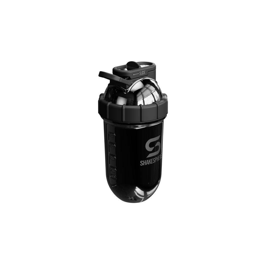 ShakeSphere Tumbler Steel 子彈型水壺(不鏽鋼版)黑色鏡面
