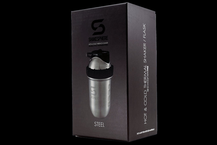 ShakeSphere Tumbler Steel 子彈型水壺(不鏽鋼版)原色 - Protato Health