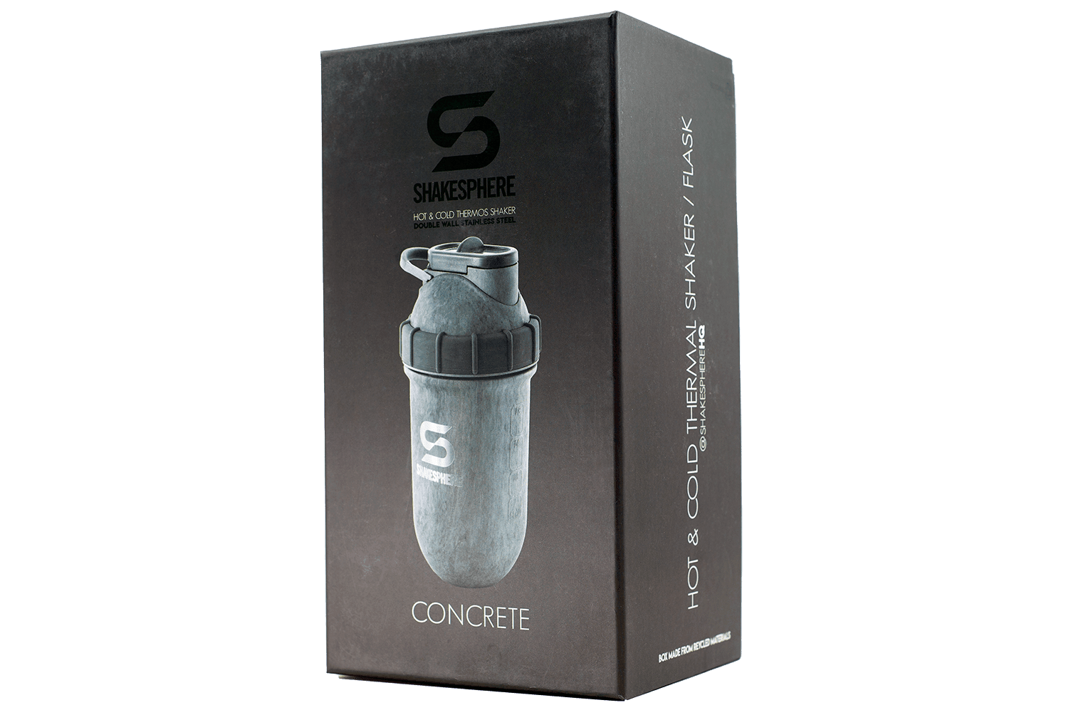 ShakeSphere Tumbler Steel 子彈型水壺(不鏽鋼版)混凝土色 - Protato Health