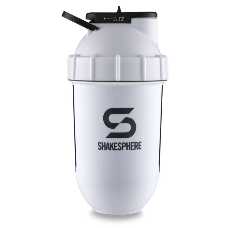 ShakeSphere Tumbler View 子彈型水壺(視窗版)白底黑視窗 Matte White/Black Window - Protato Health