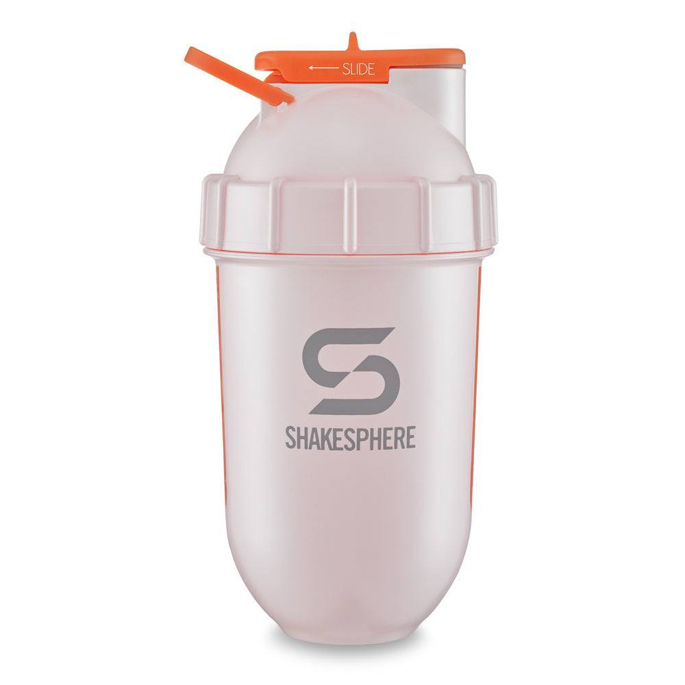 ShakeSphere Tumbler View 子彈型水壺(視窗版)白底橙視窗 Pearl White/Orange Window - Protato Health
