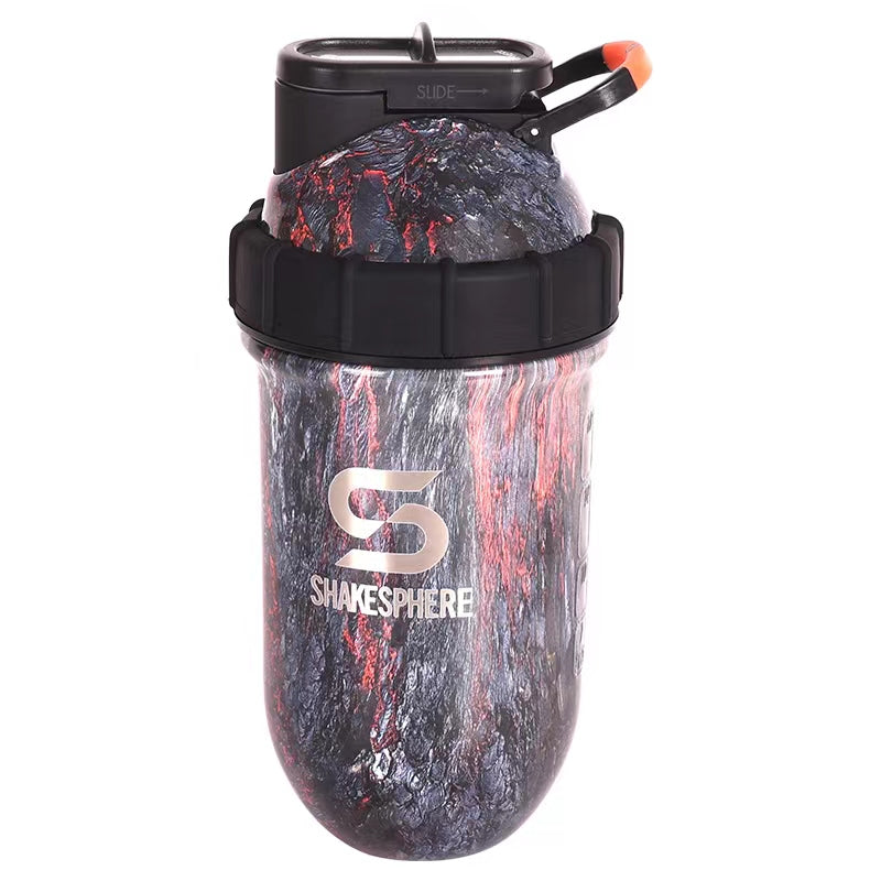 ShakeSphere Tumbler Steel 子彈型水壺(不鏽鋼版)火山岩漿紋