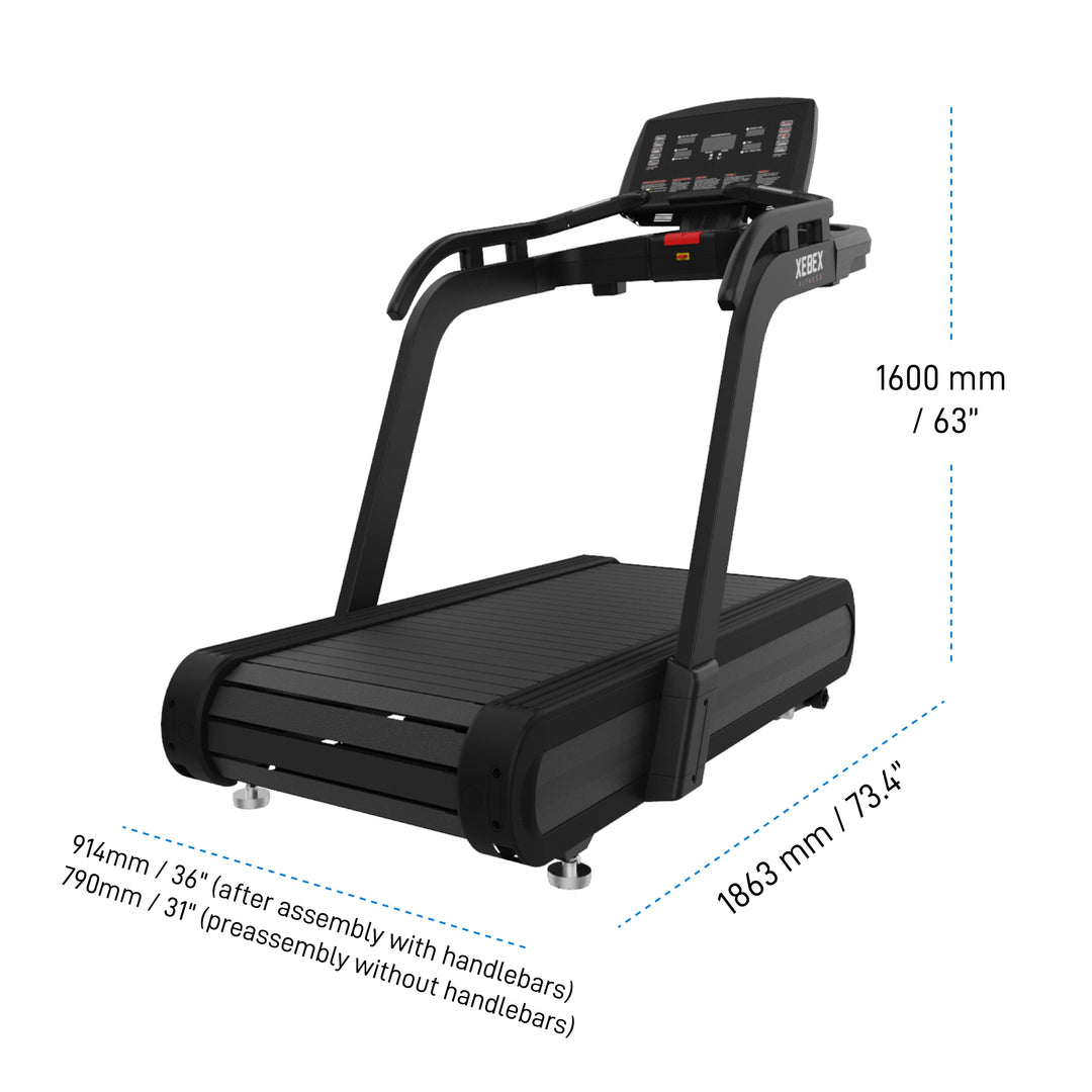 XEBEX FITNESS AST-02 FreeRun Motorized Treadmill Smart Connect 雙動力跑步機