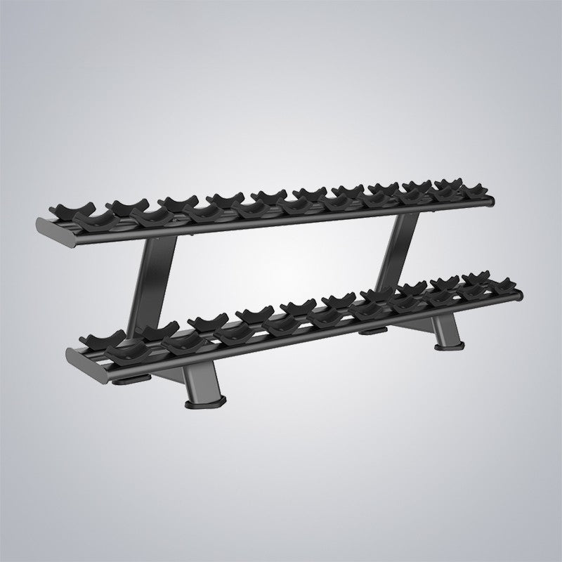 E7077 2-Tier Dumbbell Rack