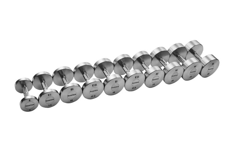 Samtek- 不鏽鋼啞鈴 10對 Stainless Steel Dumbbell 10Pairs