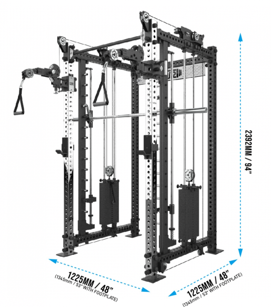 Get Rxd- RX3 Tornado Smith Machine 94' Rack|健身器材 – Protato Health