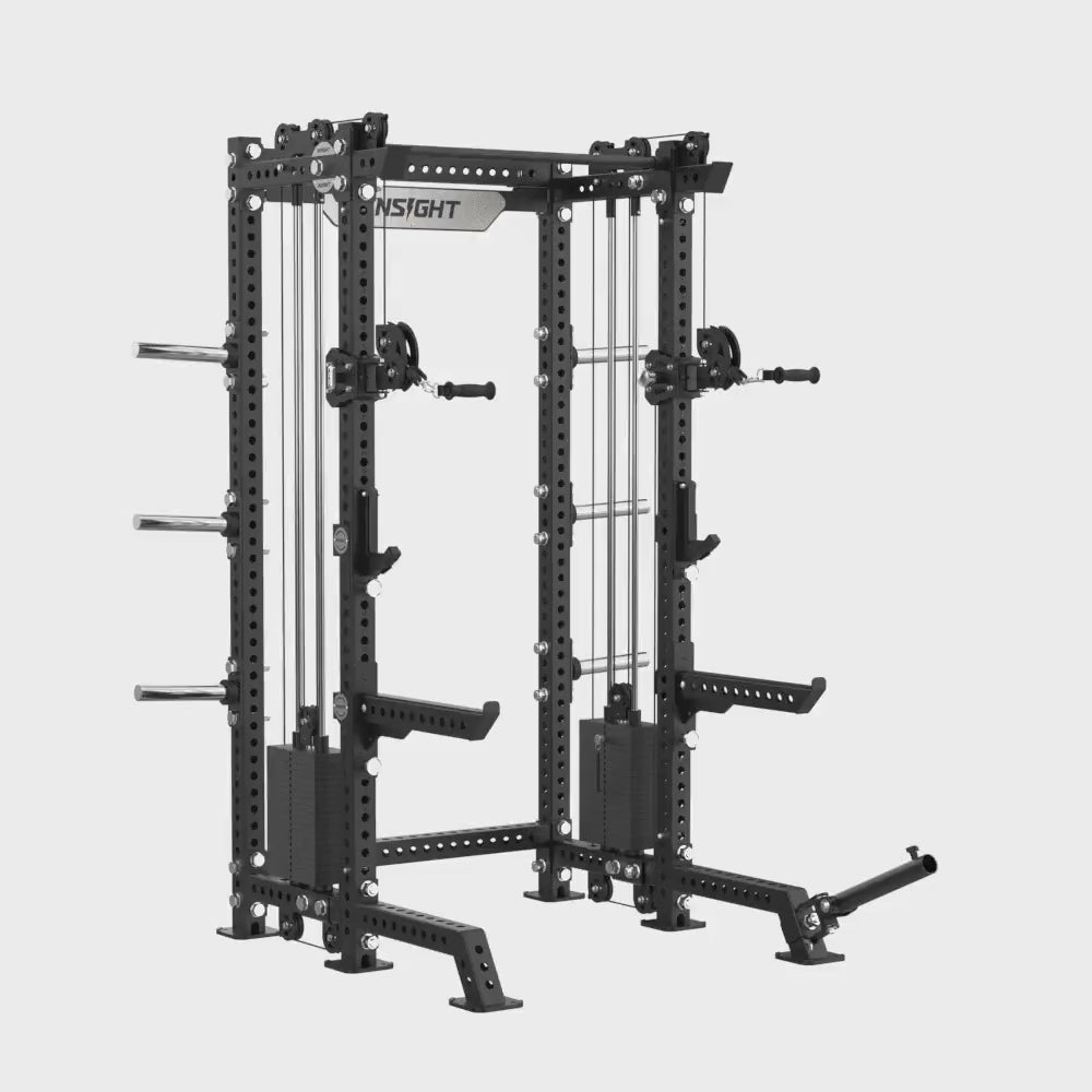 Insight- Half Rack With Dual Pulley RR-HR-75-03